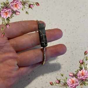 Asymmetrical Beaded‎ Cuff Bracelet